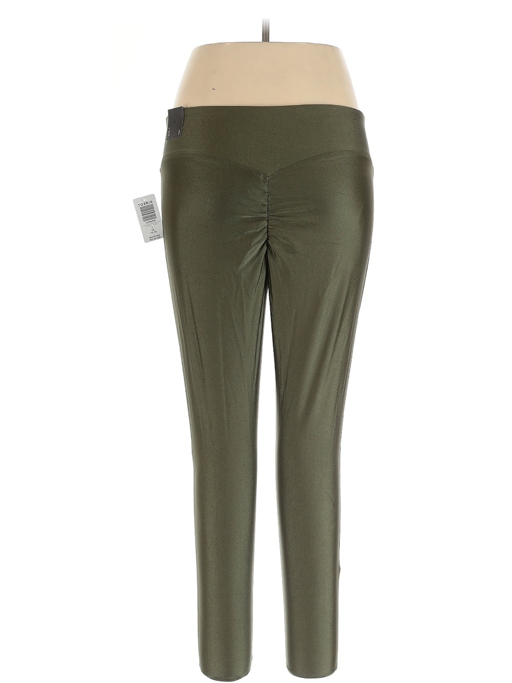 Women’s Olive Green Ruched back Leggings